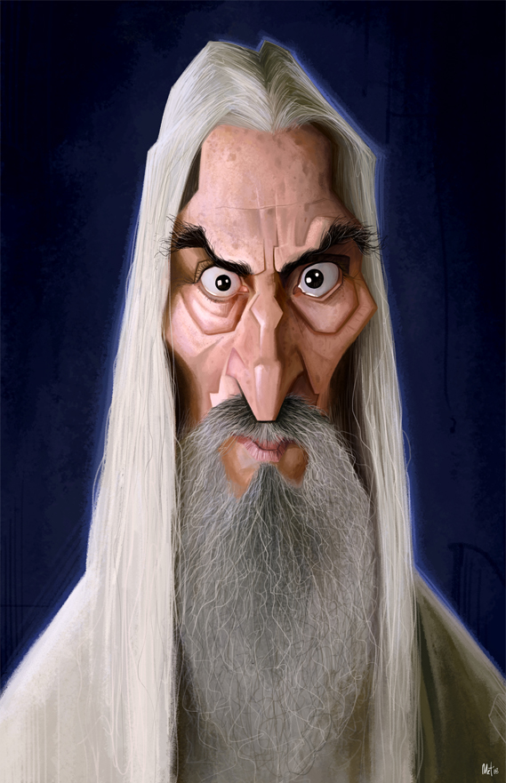 Saruman the White (Sir Christopher Lee) – distorted you